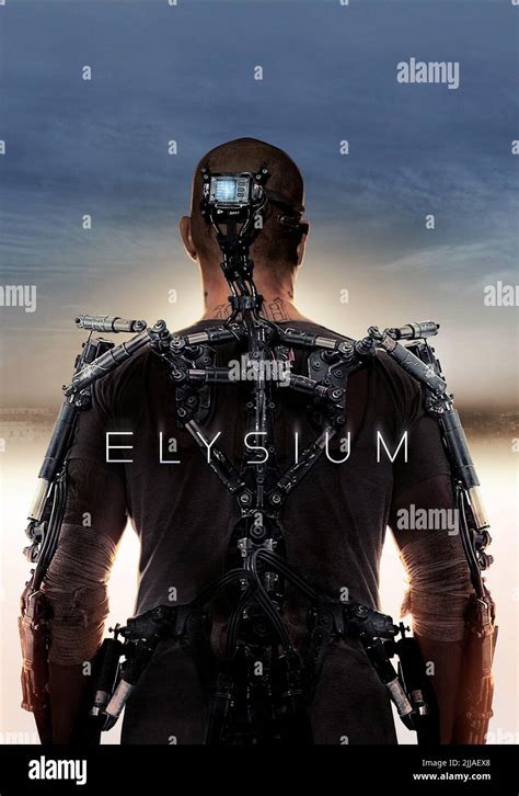 MATT DAMON POSTER, ELYSIUM, 2013 Stock Photo - Alamy