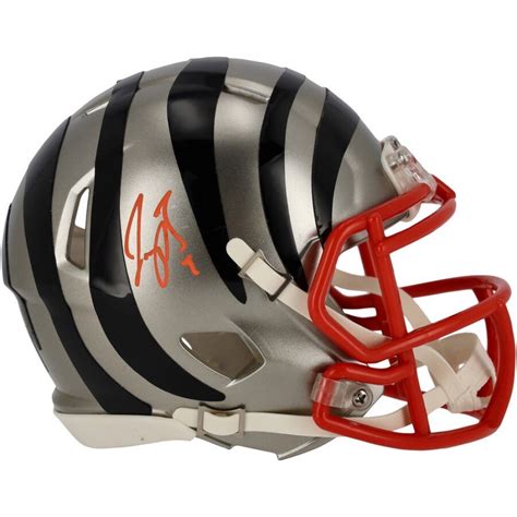 Joe Burrow Signed Bengals Flash Alternate Speed Mini Helmet (Fanatics ...