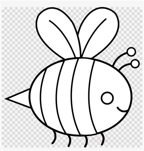 Bumble Bee Outline Clipart Bee Drawing Clip Art Transparent PNG ...