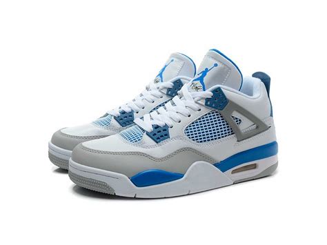 nike air jordan 4 retro white military blue grey – Nike Интернет Магазин