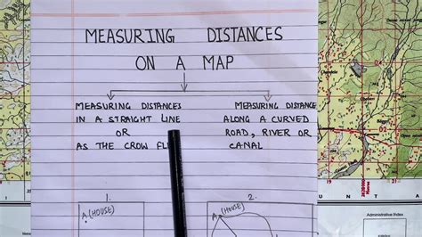 Measurement of distance on the Topographical Maps - YouTube