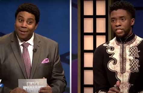 Watch: Kenan Thompson Reflects on SNL's "Black Jeopardy" with Chadwick Boseman - PRIMETIMER