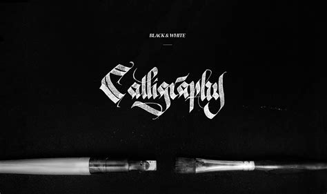 // Black & White Calligraphy Collection // on Behance