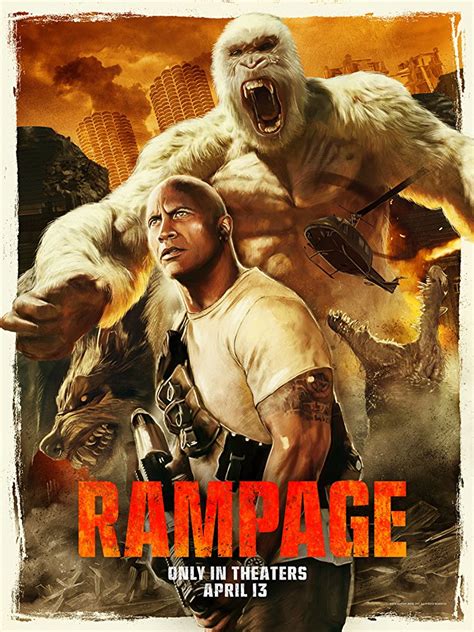 New Poster for Dwayne Johnson's 'Rampage' : r/movies