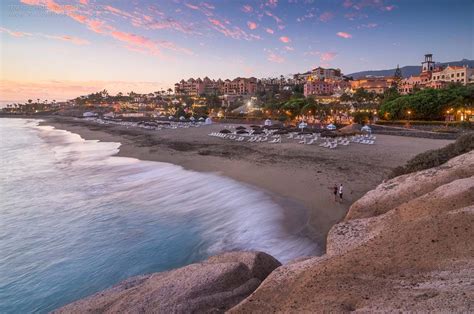 Sunset at Bahia del Duque beach, Tenerife | Tenerife, Bahia del duque, Bahia