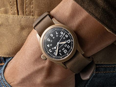 A New Watch Strap Gets Hamilton Khaki Field Mechanical Bronze Tune-up