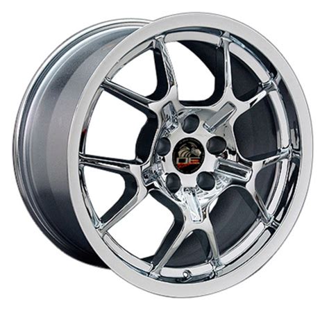 Ford® Mustang® 2005 GT4 Style Replica Wheels Chrome 18x10/18x9 SET