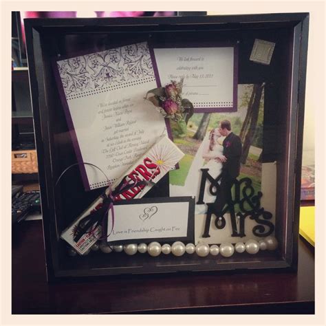 wedding shadow box #shadowbox #shadowboxideas #homedecor | Wedding shadow box, Birthday gifts ...