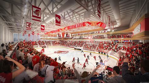 Sacred Heart University hockey rink rendering - Arena Digest