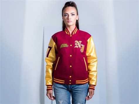 Custom Varsity Jackets Faux Leather Women Jackets | Novo Jackets