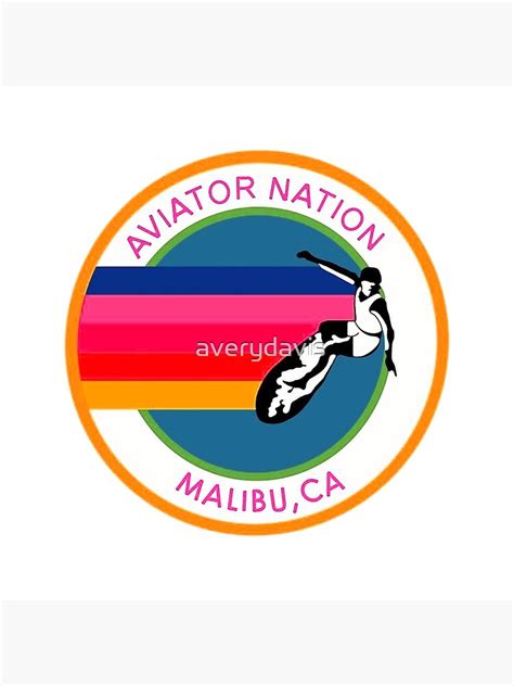 "Aviator Nation Malibu, California Logo" Poster for Sale by averydavis ...