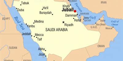 Jubail Saudi Arabia map - Jubail KSA map (Western Asia - Asia)