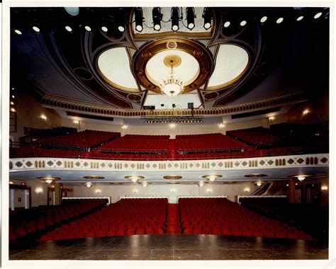 A view of the Main Auditorium from The Harman Stage - Capacity 1,584 seats - The Palace Theatre ...