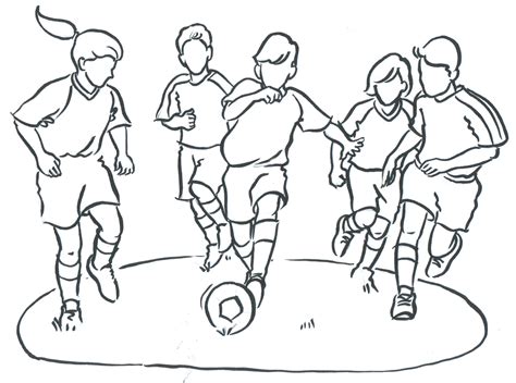 Soccer Drawing at GetDrawings | Free download