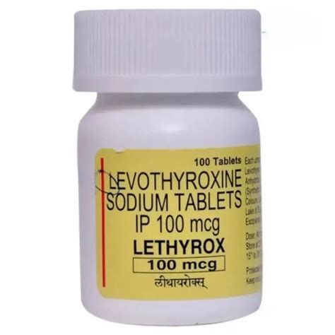 Synthroid Levothyroxine Tablets, Strength: 100 mcg at Rs 700/bottle in Nagpur