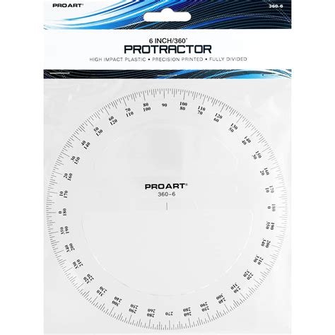 Pro Art® 6" 360 Degree Protractor | Michaels