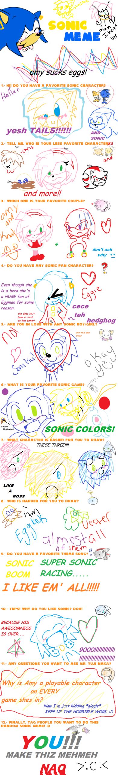 This Sonic Meme - Sonic Fan Characters Photo (28002086) - Fanpop