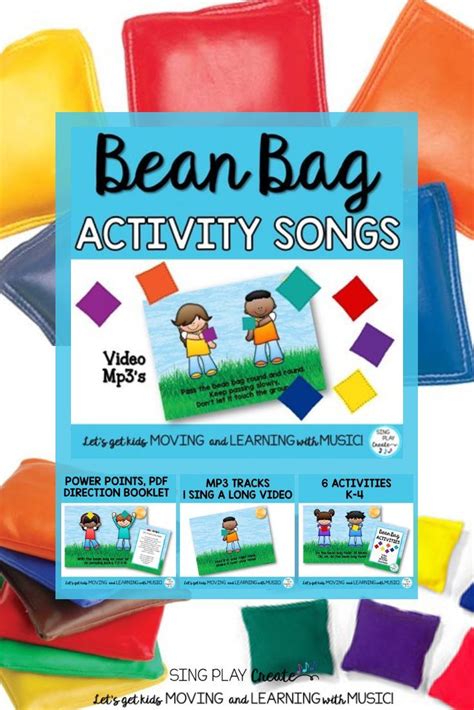 Bean Bag Activity Songs, Brain Breaks, Team Building, Mp3 Tracks and ...