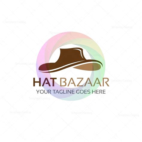 Hat Bazaar Logo Template · Premium Graphic Design Templates