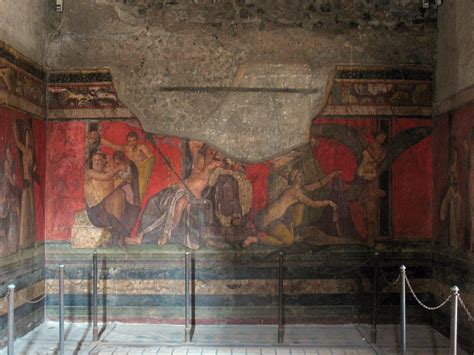 Gallery of Pompeii’s Most Famous House, the Villa of Mysteries, is at ...