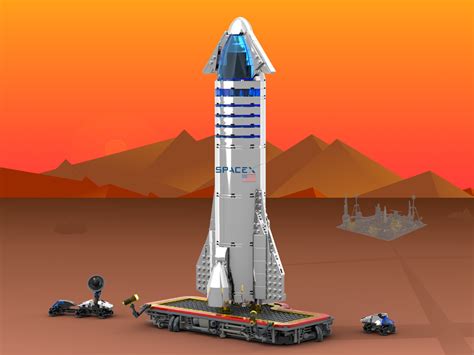 LEGO IDEAS - SpaceX Starship - on Mars