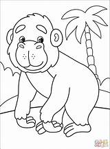 Gorilla coloring Page  Free Printable Coloring Pages sketch template