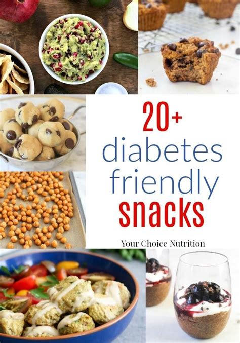 Diabetes Friendly Snacks - Your Choice Nutrition in 2021 | Diabetes friendly recipes, Diabetic ...