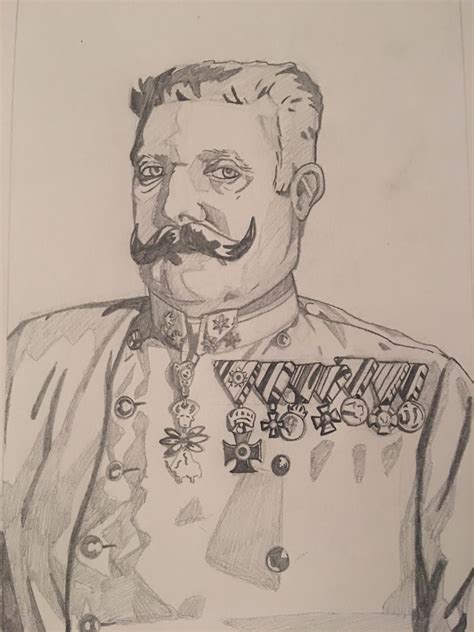 Archduke Franz Ferdinand of Austria : r/drawing