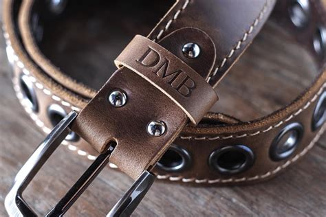 Handmade Brown Leather Belt [FREE Express Shipping USA]