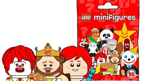 LEGO Fast Food Mascots CMF - YouTube