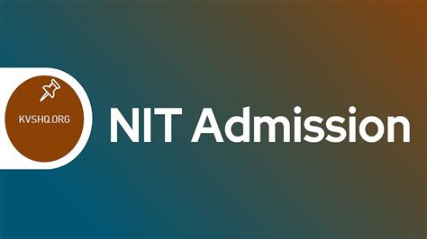 NIT Admission 2023-24 Application Form, Exam Date, Courses