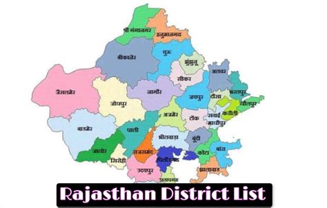 Rajasthan District List 2023 PDF Download: राजस्थान जिला सूची - PDF List