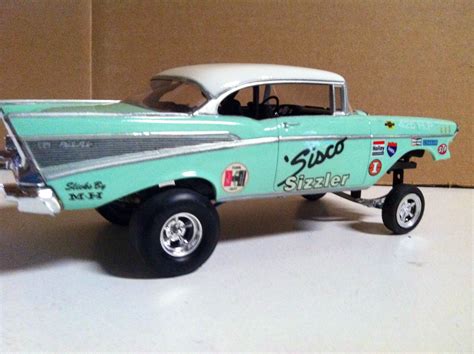 '57 Chevy Gasser | Chevy models, Plastic model cars, Model cars building