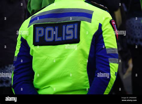 The Indonesian police officer with uniform Stock Photo - Alamy