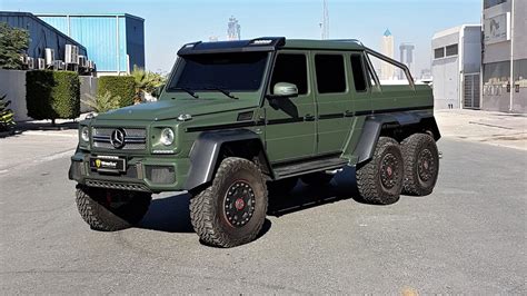 Mercedes G63 6x6 - Green Matt wrap | WrapStyle