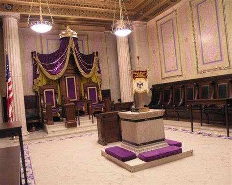 Masonic Buildings In Washington DC | The interior of a Masonic Lodge in Washington, DC. Private ...