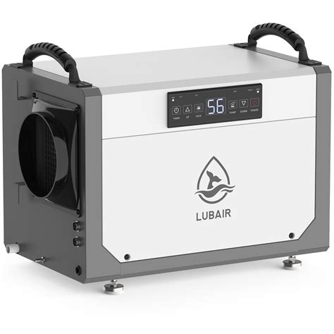 LUBAIR 113 Pint Crawl Space Dehumidifiers for Basement, Commercial Dehumidifier with Internal ...