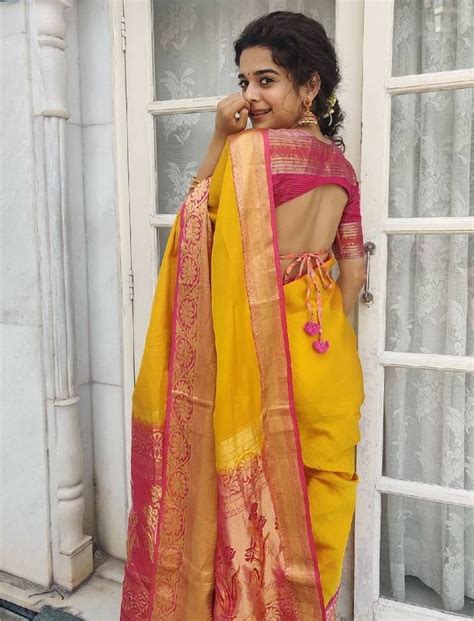 Mithila Palkar’s latest yellow silk saree look is ethnic goals!