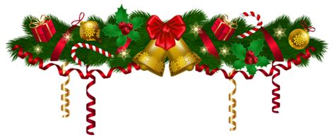 Christmas Deco Garland PNG Clip Art Image | Christmas clipart, Christmas prints, Paper flowers craft