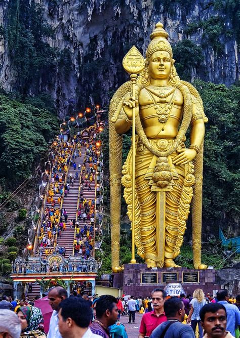 Lord Murugan Statue at Batu Caves by sawsengee | ePHOTOzine