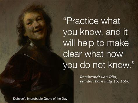 Rembrandt Quotes Practice. QuotesGram