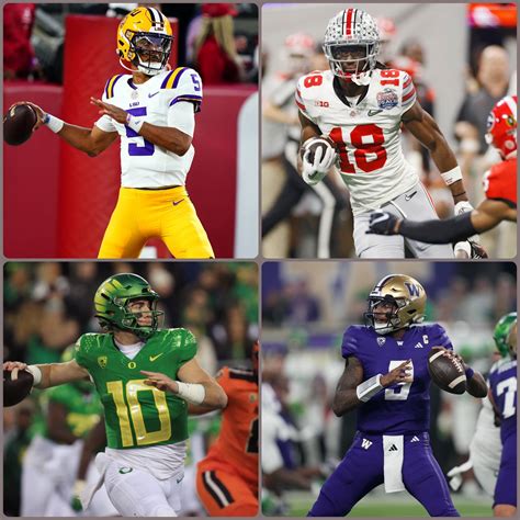 [Meirov] The 2023 Heisman Trophy finalists... - LSU QB Jayden Daniels - Ohio State WR Marvin ...