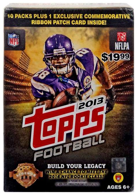 NFL Topps 2013 Topps Football Cards Trading Card BLASTER Box - ToyWiz