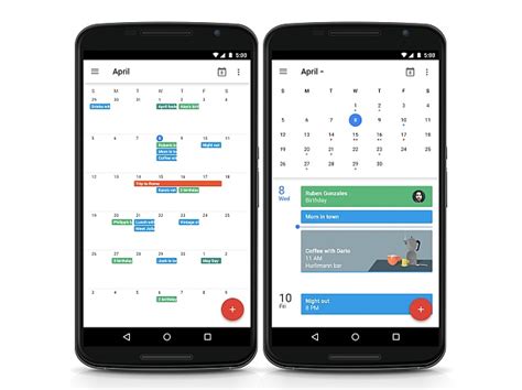 Google Calendar for Android Brings Back Month View, Gets Minor UI ...