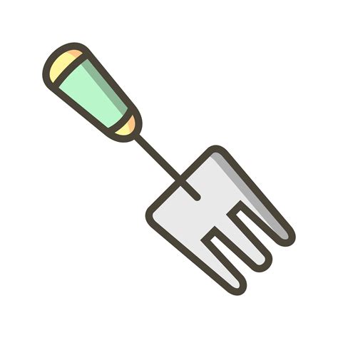 Garden Fork Vector Icon 353359 Vector Art at Vecteezy