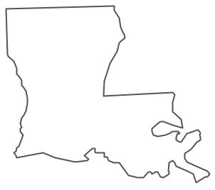 Printable Louisiana Map Outline | Paul Smith