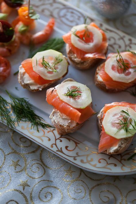 Prawns & smoked salmon appetizers - Travelling oven