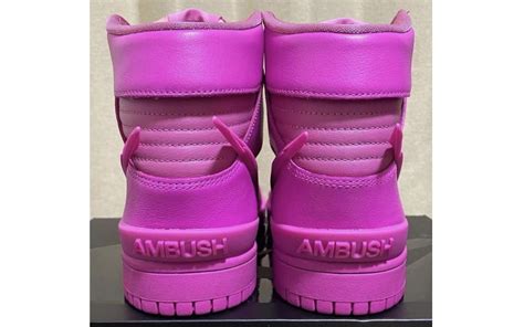 AMBUSH x Nike presents the "Lethal Pink" Dunk High