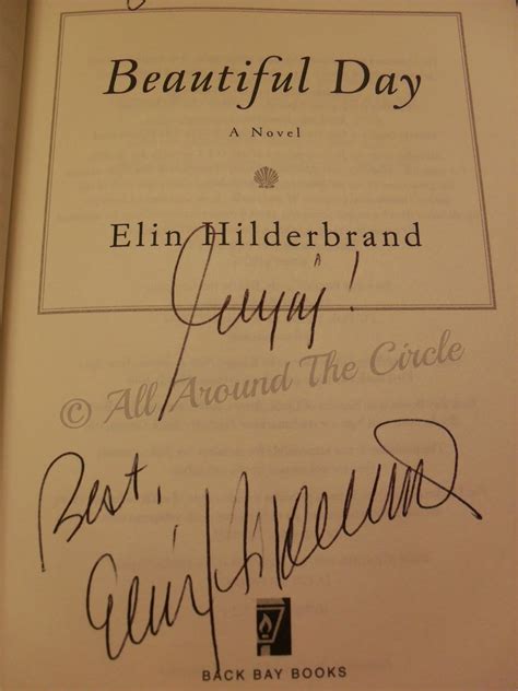 Book Signing: Elin Hilderbrand « All Around The Circle