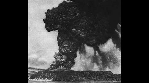 Krakatoa eruption blast 1883. - YouTube